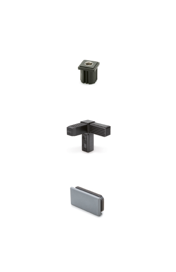 Tube-end caps and connectors